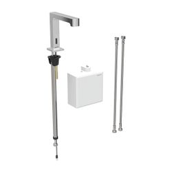 Geberit Brenta Waschtischarmatur Standmontage Batteriebetrieb, Aufputz-Funktionsbox ... GEBERIT-116178211 4025410777638 (Abb. 1)