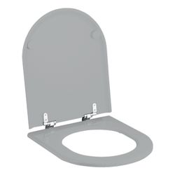 Geberit Courreges WC-Sitz ohne Absenkautomatik, Befestigung vorne, Manhattan/glänzen... GEBERIT-572700010 4022009160321 (Abb. 1)