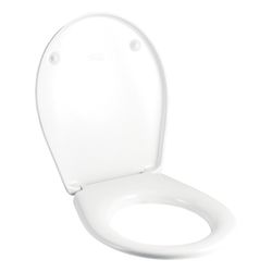 Geberit Renova Compact WC-Sitz oval, Befestigung von oben, Befestigungsabstand 15,5c... GEBERIT-571044000 4022009213645 (Abb. 1)