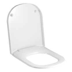 Geberit Renova Plan WC-Sitz eckiges Design, Befestigung von oben mit Absenkautomatik... GEBERIT-572145000 4022009294422 (Abb. 1)