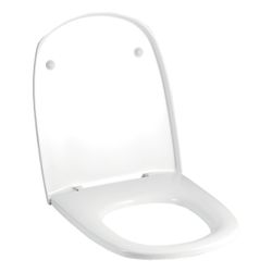 Geberit Vitelle WC-Sitz ohne Absenkautomatik, Befestigung von oben, Weiß/glänzend... GEBERIT-573620000 4022009161847 (Abb. 1)