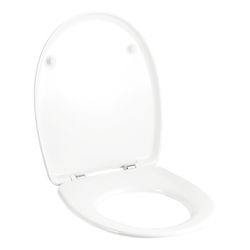 Geberit Virto WC-Sitz mit Absenkautomatik, Befestigung von oben, Weiß/glänzend... GEBERIT-573065000 4022009286588 (Abb. 1)