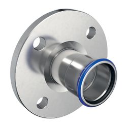 Geberit Mapress Edelstahl Flansch PN 10/16, mit Pressmuffe d 35mm, DN 32... GEBERIT-33736 4024723337362 (Abb. 1)
