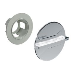 Geberit Set Betätigungsgriff für Unterputz-Kugelhahn DN 15/20, Hochglanz verchromt... GEBERIT-610089211 4025416554110 (Abb. 1)