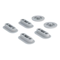Geberit Set Puffer für Dusch-WC-Sitzring, WC-Deckel, für Geberit AquaClean Sela... GEBERIT-244304001 4025410725103 (Abb. 1)