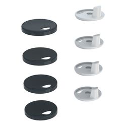 Geberit Set Puffer für Dusch-WC-Sitzring fixiert, für Geberit AquaClean Mera Classic... GEBERIT-244108001 4025416222668 (Abb. 1)