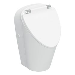 Geberit Renova S Urinal mit Deckel, Zulauf von hinten, Abgang nach hinten oder unten... GEBERIT-503110001 4064746028427 (Abb. 1)