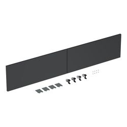 Geberit iCon Set Schubladenfronten für Unterschrank für Doppelwaschtisch, 2 Schublad... GEBERIT-245238001 4025410581945 (Abb. 1)