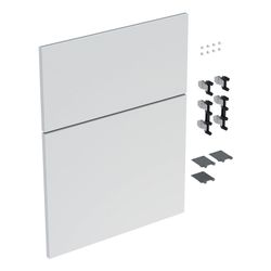 Geberit iCon Set Schubladenfronten für niedrigen Seitenschrank, 2 Schubladen, Breite... GEBERIT-245284001 4025410582409 (Abb. 1)