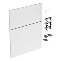 Geberit iCon Set Schubladenfronten für niedrigen Seitenschrank, 2 Schubladen, Breite... GEBERIT-245283001 4025410582393 (Abb. 1)