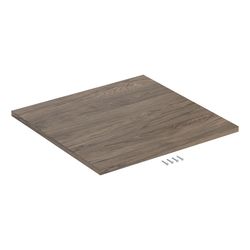 Geberit iCon Abdeckplatte für Seitenschrank Nussbaum hickory/Melamin Holzstruktur... GEBERIT-245299001 4025410582553 (Abb. 1)