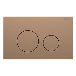Geberit Sigma40 Betätigungsplatte, rund, 2-Mengen-Spülung Platte, Taste Rotgold gebü... GEBERIT-115628QB1 4064746006746 (Abb. 1)