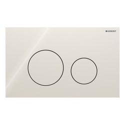 Geberit Sigma40 Betätigungsplatte, rund, 2-Mengen-Spülung Platte, Taste Sandgrau, Gl... GEBERIT-115628JL1 4064746006869 (Abb. 1)