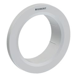 Geberit Typ 01 Rosette für Fernbetätigung Round, Möbeldrücker, Mattchrom, easy-to-cl... GEBERIT-242962JQ1 4025410743831 (Abb. 1)