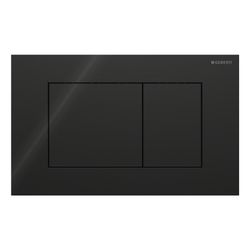 Geberit Sigma40 Betätigungsplatte, eckig, 2-Mengen-Spülung Platte, Taste Schwarz, Gl... GEBERIT-115629SJ1 4064746007026 (Abb. 1)