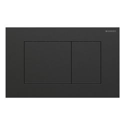 Geberit Sigma40 Betätigungsplatte, eckig, 2-Mengen-Spülung Platte, Taste Schwarzchro... GEBERIT-115629QD1 4064746006968 (Abb. 1)