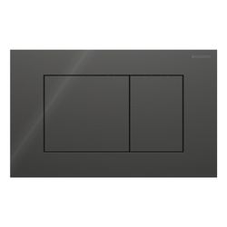 Geberit Sigma40 Betätigungsplatte, eckig, 2-Mengen-Spülung Platte, Taste Lava, Glas ... GEBERIT-115629JK1 4064746007040 (Abb. 1)