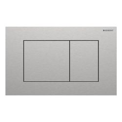 Geberit Sigma40 Betätigungsplatte, eckig, 2-Mengen-Spülung Platte, Taste gebürstet, ... GEBERIT-115629FW1 4064746006883 (Abb. 1)
