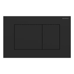 Geberit Sigma40 Betätigungsplatte, eckig, 2-Mengen-Spülung Platte, Taste Schwarz mat... GEBERIT-115629141 4064746006920 (Abb. 1)