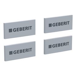 Geberit Set Deckkappen für Scharniere, Geberit ONE Spiegelschrank, ab Baujahr 2021... GEBERIT-244911001 4025410934857 (Abb. 1)