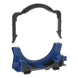 Geberit Rohrschelle für Anschlussbogen für WC, 49/77mm, 90mm, Kunststoff, 242012002... GEBERIT-242012002 4064746032004 (Abb. 1)