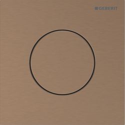 Geberit Betätigungsplatte Typ 40 für Urinalsteuerung, rund, pneumatisch, Rotgold geb... GEBERIT-246118QB1 4064746043703 (Abb. 1)
