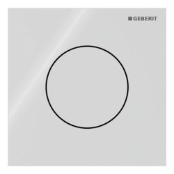 Geberit Betätigungsplatte für Urinalsteuerung Typ 40, rund, pneumatisch, 12,5x12,5x0... GEBERIT-246118SI1 4064746043628 (Abb. 1)