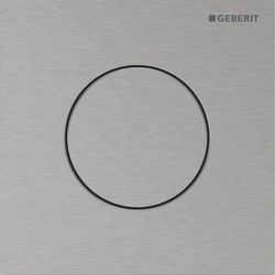 Geberit Betätigungsplatte für Urinalsteuerung Typ 40, rund, pneumatisch, 125x125x2mm... GEBERIT-246118FW1 4064746043697 (Abb. 1)