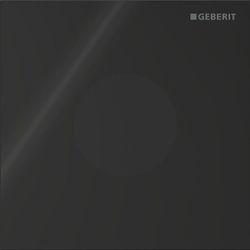 Geberit Drückerplatte für Typ 40 Urinalsteuerung, rund, 12,5x12,5x0,4cm, Schwarz, 24... GEBERIT-246120SJ1 4064746043840 (Abb. 1)