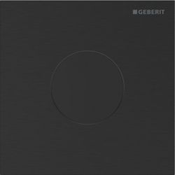 Geberit Betätigungsplatte für Urinalsteuerungen Typ 40, rund, schwarzchrom gebürstet... GEBERIT-246120QD1 4064746043895 (Abb. 1)