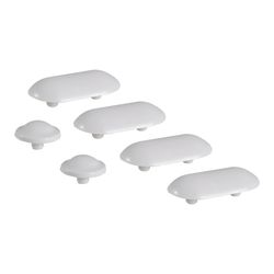 Geberit Prima CDI Set Puffer für WC-Sitz, 6 Stück... GEBERIT-598111000 4022009291889 (Abb. 1)
