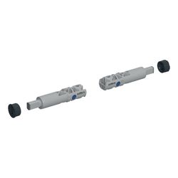 Geberit Set Scharniere für WC-Sitz, Absenkautomatik, Quick-Release mechanisch, für E... GEBERIT-244626001 4025410785473 (Abb. 1)
