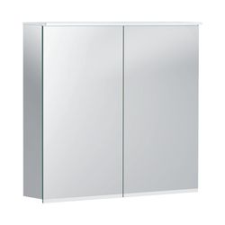 Geberit Option Plus Spiegelschrank mit Beleuchtung zwei Türen 75x70x17,2cm Korpus au... GEBERIT-500206001 4025416356851 (Abb. 1)