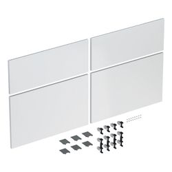 Geberit iCon Set Schubladenfronten für Unterschrank für Doppelwaschtisch, 4 Schublad... GEBERIT-245276001 4025410582324 (Abb. 1)