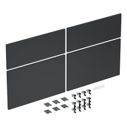 Geberit iCon Set Schubladenfronten für Unterschrank für Doppelwaschtisch, 4 Schublad... GEBERIT-245278001 4025410582348 (Abb. 1)