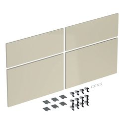 Geberit iCon Set Schubladenfronten für Unterschrank für Doppelwaschtisch, 4 Schublad... GEBERIT-245279001 4025410582355 (Abb. 1)