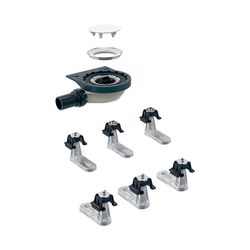 Geberit Duschwannenablauf mit 6 Füßen, für Setaplano Duschfläche, Sperrwasserhöhe 30... GEBERIT-154021001 4025416545927 (Abb. 1)