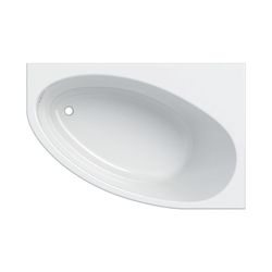 Geberit Renova asymmetrische Badewanne Länge 100cm, Breite 100cm, Abgang links... GEBERIT-657340000 4022009282054 (Abb. 1)