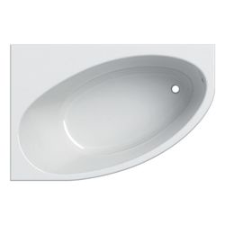 Geberit Renova asymmetrische Badewanne Länge 100cm, Breite 100cm, Abgang rechts... GEBERIT-657350000 4022009282139 (Abb. 1)