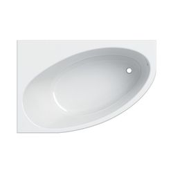 Geberit Renova asymmetrische Badewanne Länge 100cm, Breite 100cm, Abgang rechts... GEBERIT-657350000 4022009282139 (Abb. 1)