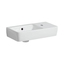 Geberit Renova Compact Handwaschbecken Ablagefl. o. verk. Ausladung 50x15x25cm Hahnl... GEBERIT-276250600 4022009329254 (Abb. 1)