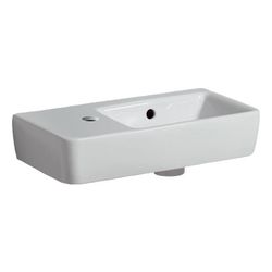 Geberit Renova Compact Handwaschbecken Ablagefläche o. verk. Ausladung 50x15x25cm HL... GEBERIT-276350600 4022009329261 (Abb. 1)