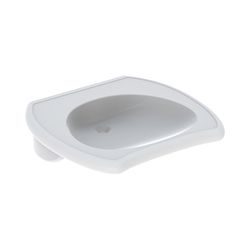 Geberit Vitalis Waschtisch barrierefrei, Breite 65cm, Tiefe 60cm, ohne Hahnloch, ohn... GEBERIT-121565000 4022009137545 (Abb. 1)