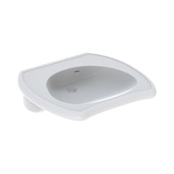 Geberit Vitalis Waschtisch barrierefrei, Breite 65cm, Tiefe 60cm, ohne Hahnloch, Übe... GEBERIT-121765000 4022009171143 (Abb. 1)