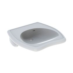 Geberit Vitalis Waschtisch barrierefrei, Breite 55cm, Tiefe 55cm, ohne Hahnloch, Übe... GEBERIT-221556600 4022009242188 (Abb. 1)