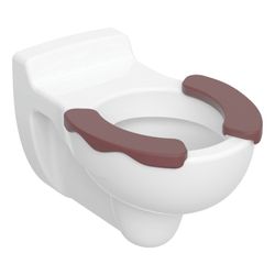 Geberit Bambini Wand-WC für Kinder, Tiefspüler, mit Sitzauflagen Tiefe 53,5cm, Karmi... GEBERIT-201710600 4022009233391 (Abb. 1)