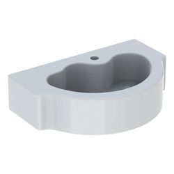 Geberit Bambini Waschbecken für Kinder, Breite 60cm, Tiefe 40cm, Hahnloch mittig, oh... GEBERIT-326060000 4022009076639 (Abb. 1)