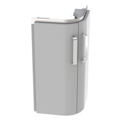 Geberit Renova Compact Unterschrank, Eckhandwaschbecken, 2 Türen 42,5x60,4x33cm Hell... GEBERIT-862133000 4022009328998 (Abb. 1)
