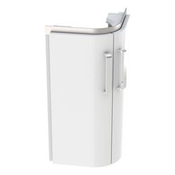 Geberit Renova Compact Unterschrank Eckhandwaschbecken 2 Türen 425x604x33cm Weiß lac... GEBERIT-862132000 4022009327496 (Abb. 1)