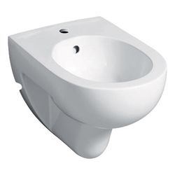 Geberit Renova Wandbidet Tiefe 55cm, Überlauf sichtbar, Weiß/KeraTect... GEBERIT-233040600 4022009285536 (Abb. 1)